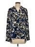 Jones New York 100% Polyester Floral Blue Long Sleeve Blouse Size XS - photo 1