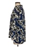 Jones New York 100% Polyester Floral Blue Long Sleeve Blouse Size XS - photo 5