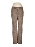J.Jill Animal Print Brown Jeans Size 8 - photo 1