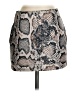 Missguided Animal Print Gray Casual Skirt Size S - photo 1
