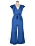 Antonio Melani Solid Blue Jumpsuit Size 12 - photo 1