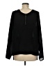 Laundry by Shelli Segal 100% Polyester Black Long Sleeve Blouse Size 8 - photo 2