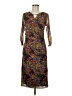 Unbranded Print Brown Casual Dress Size M (estimated) - photo 1