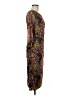 Unbranded Print Brown Casual Dress Size M (estimated) - photo 4