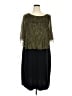 Connected Apparel Gold Cocktail Dress Size 22W - photo 1
