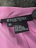 Etcetera 100% Silk Pink Long Sleeve Silk Top Size 12 - photo 7