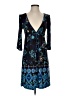 Hypnotized Paisley Blue Casual Dress Size S - photo 1