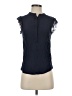H&M 100% Viscose Blue Sleeveless Blouse Size 4 - photo 1