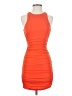 Cinq à Sept Solid Orange Cocktail Dress Size 0 - photo 1
