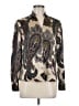 East5th 100% Polyester Paisley Ivory Long Sleeve Blouse Size 6 - photo 1
