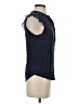 H&M 100% Viscose Blue Sleeveless Blouse Size 4 - photo 4