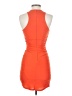Cinq à Sept Solid Orange Cocktail Dress Size 0 - photo 2