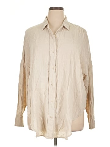 Express Long Sleeve Button-Down Shirt (view 1)