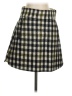 J.Crew 100% Wool Checkered-gingham Green Wool Skirt Size 2 - photo 1