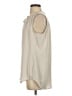 CAbi 100% Polyester Ivory Sleeveless Blouse Size S - photo 5