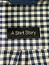 Short Story Checkered-gingham Gray Long Sleeve Button-Down Shirt Size S - photo 7
