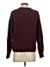 Gap 100% Cotton Solid Burgundy Pullover Sweater Size S - photo 2