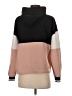 Zara Basic Color Block Pink Pullover Hoodie Size S - photo 2