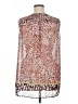CAbi 100% Polyester Animal Print Pink Brown Sleeveless Blouse Size XL - photo 2