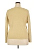 Hampshire Studio Metallic Gold Pullover Sweater Size 2X - photo 2