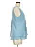 Frank Lyman Design 100% Polyester Blue Sleeveless Blouse Size 8 - photo 4