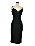 Miss Selfridge Solid Black Cocktail Dress Size 6 - photo 1