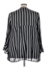 Violet & Claire 100% Polyester Stripes Black 3/4 Sleeve Blouse Size 2X - photo 2