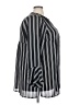 Violet & Claire 100% Polyester Stripes Black 3/4 Sleeve Blouse Size 2X - photo 4
