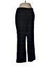 Ecru Plaid Black Dress Pants Size 8 - photo 1