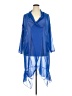 Unbranded 100% Polyester Blue Long Sleeve Blouse Size M - photo 1