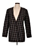 Atrium Plaid Brown Blazer Size 10 - photo 1