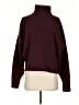 Zara Solid Burgundy Turtleneck Sweater Size S - photo 1