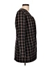 Atrium Plaid Brown Blazer Size 10 - photo 4