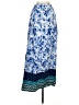 Alya 100% Polyester Paisley Blue Casual Skirt Size S - photo 1