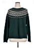 Weatherproof 100% Polyester Chevron-herringbone Green Pullover Sweater Size XL - photo 1