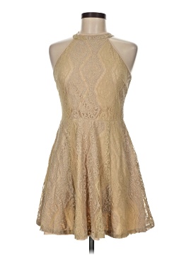 long sleeve floral lace dress Floral Lace Trim Long Sleeve Dress