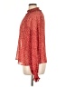Gap Red Long Sleeve Blouse Size XL - photo 5