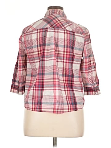 SONOMA life + style 3/4 Sleeve Button-Down Shirt (view 2)