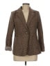 Unbranded 100% Polyester Houndstooth Brown Blazer Size M - photo 1