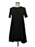 BCBGeneration Solid Black Casual Dress Size M - photo 1