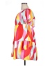 Shein Curve 100% Polyester Print Orange Casual Dress Size 0X - photo 5