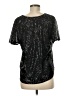 Ann Taylor LOFT 100% Polyester Black Short Sleeve Blouse Size M - photo 2