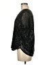 Ann Taylor LOFT 100% Polyester Black Short Sleeve Blouse Size M - photo 5