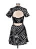 Freebird 100% Polyester Graphic Black Casual Dress Size L - photo 2