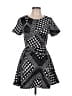 Freebird 100% Polyester Graphic Black Casual Dress Size L - photo 1