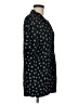 H&M 100% Viscose Stars Black Short Sleeve Blouse Size M - photo 4
