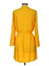 Topshop 100% Polyester Solid Yellow Casual Dress Size 8 - photo 2