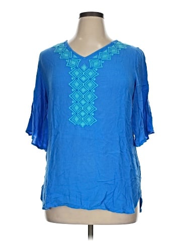 Lilly Pulitzer For Target Short Sleeve Blouse (view 1)