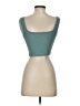 Zara 100% Polyester Teal Tube Top Size XS - photo 2