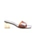 Assorted Brands Color Block Orange Brown Mule/Clog Size EU 40 - photo 1